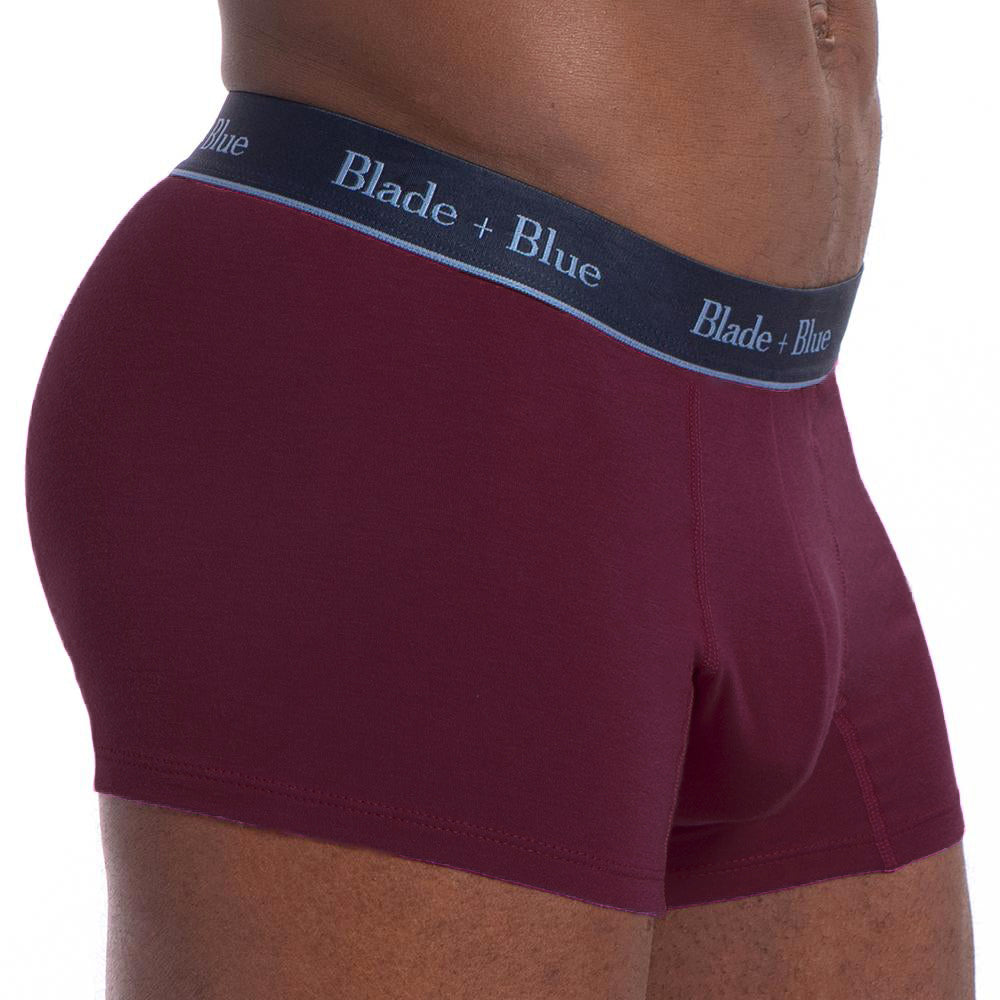 Mens Burgundy Knit Underwear Made in USA – Blade + Blue