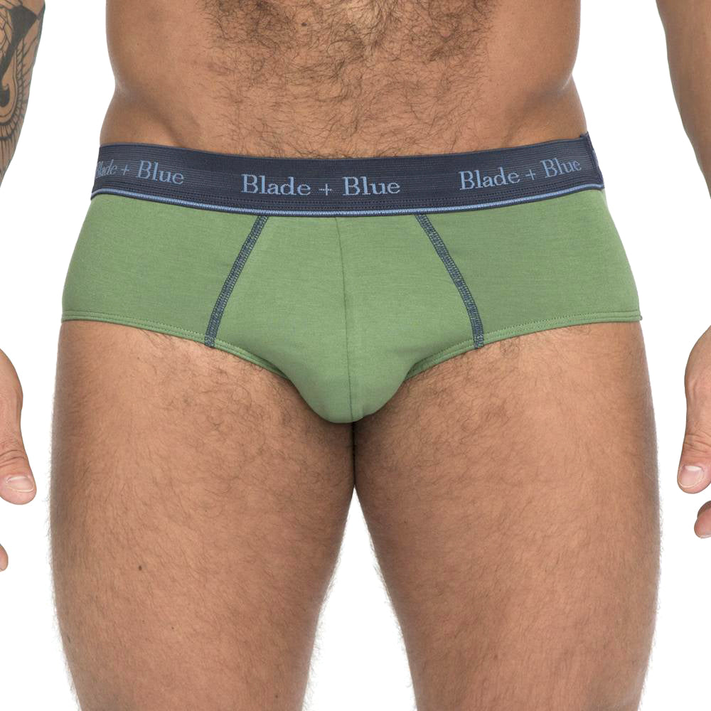 Mens Green Brief Underwear Made in USA – Blade + Blue