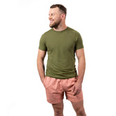 Olive Green Cotton T-Shirt