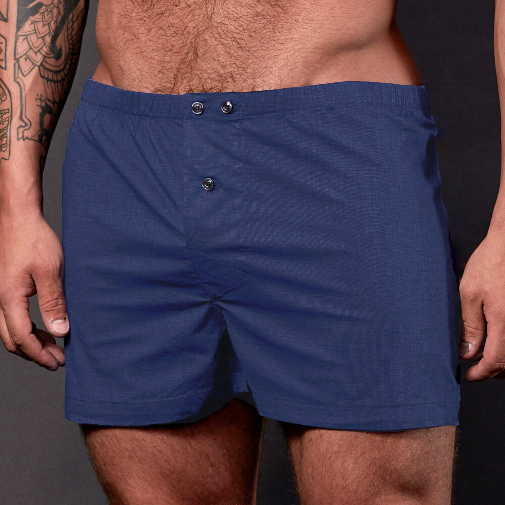 &quot;SPIKE&quot; - True Blue Slim-Cut Boxer Short - Made in USA