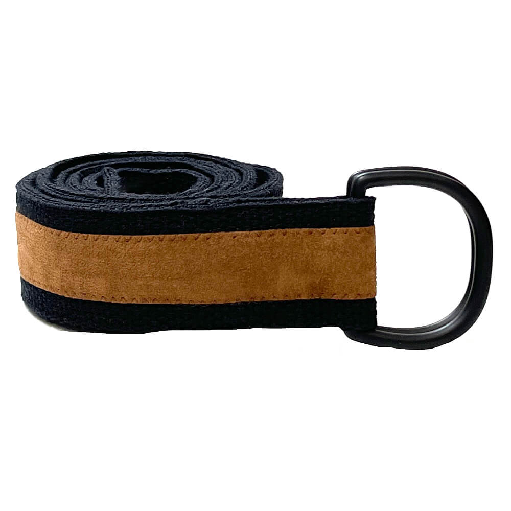 Faux Suede Colorblock Belt - Made In USA by One Magnificent Beast