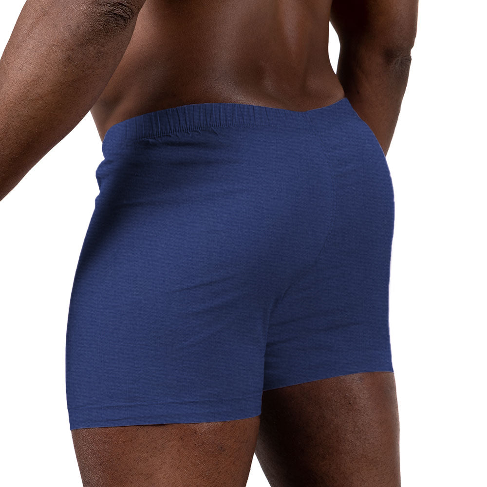 &quot;SPIKE&quot; - True Blue Slim-Cut Boxer Short - Made in USA