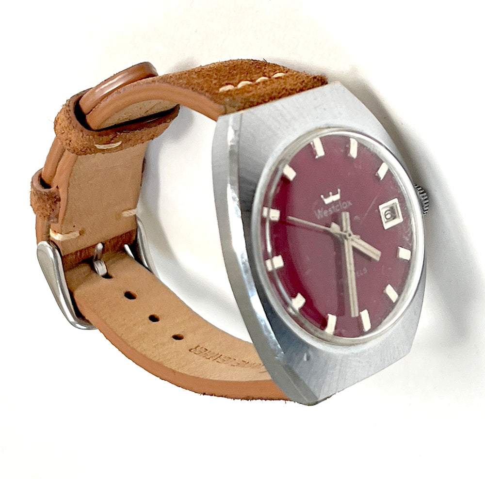 Vintage Westclox Red Dial Watch