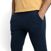 Blue-Black Heather Hugger Jogger Sweatpants