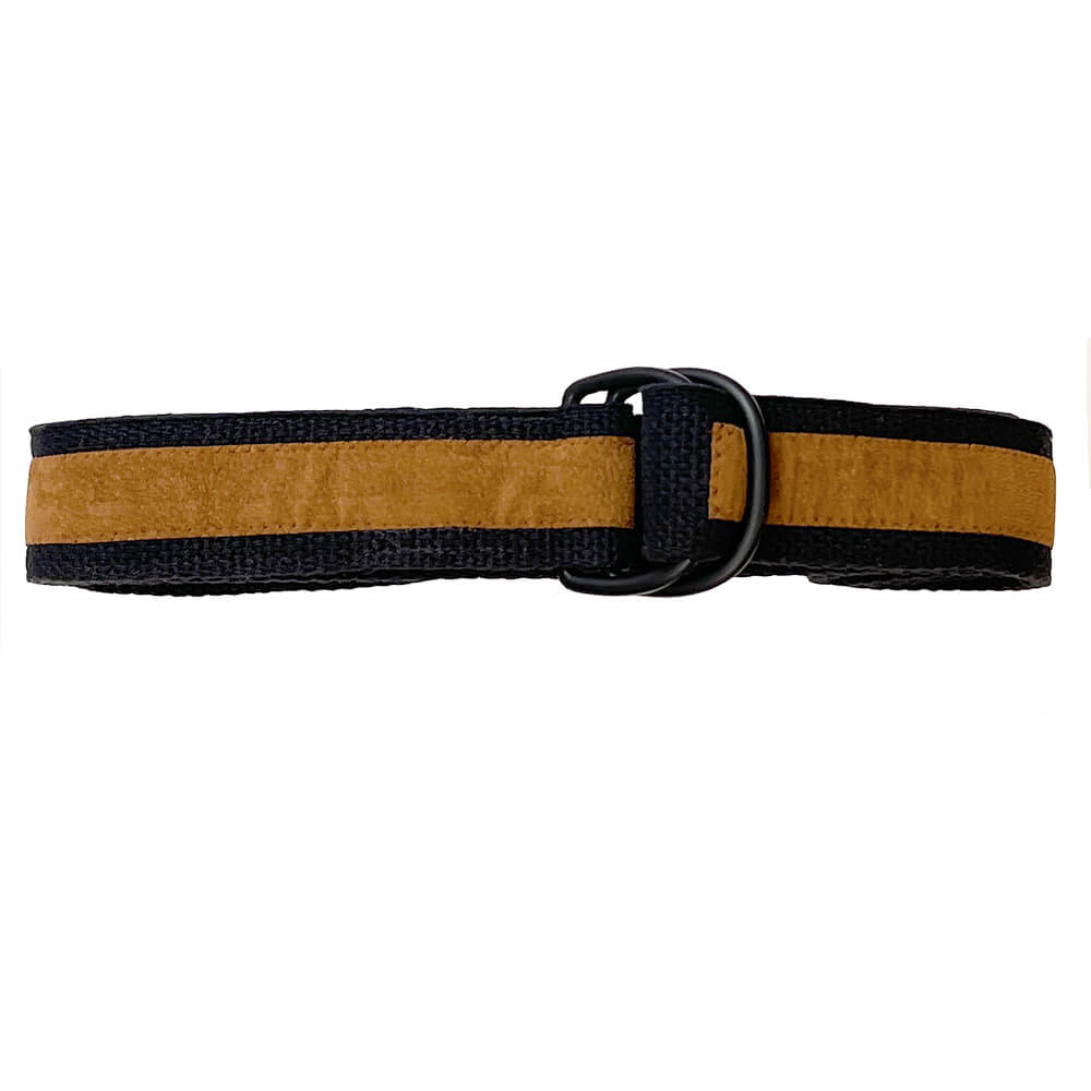 Faux Suede Colorblock Belt - Made In USA by One Magnificent Beast