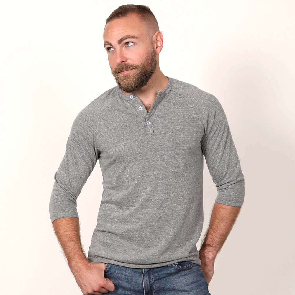 Henley shirts for men