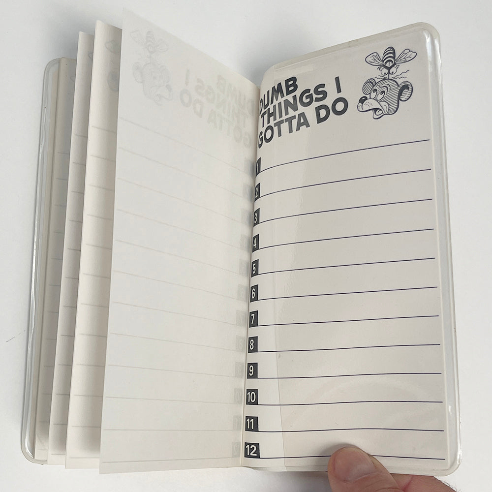 Vintage Dumb Things I Gotta Do Notebook