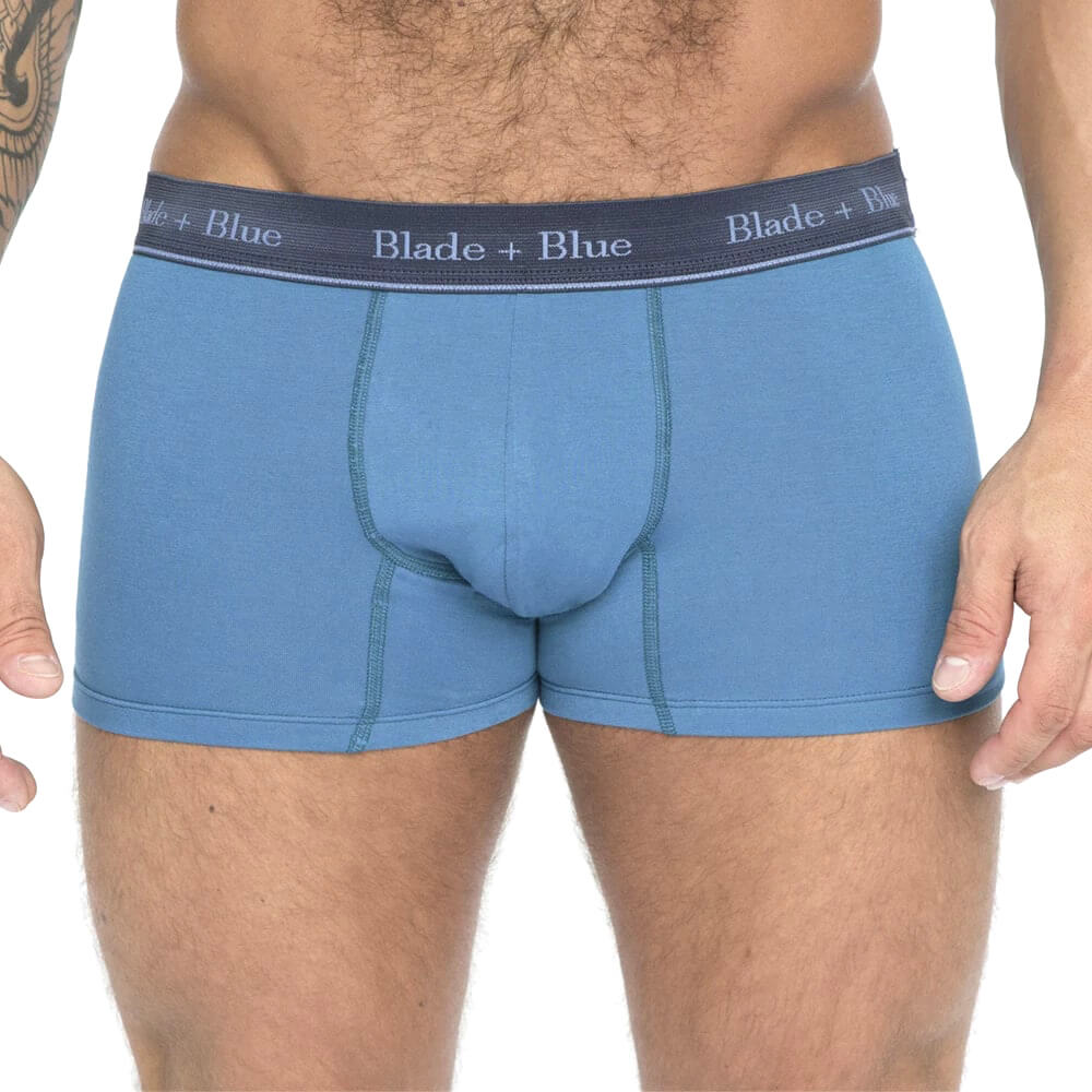 Steel Blue Trunk Underwear - Made In USA