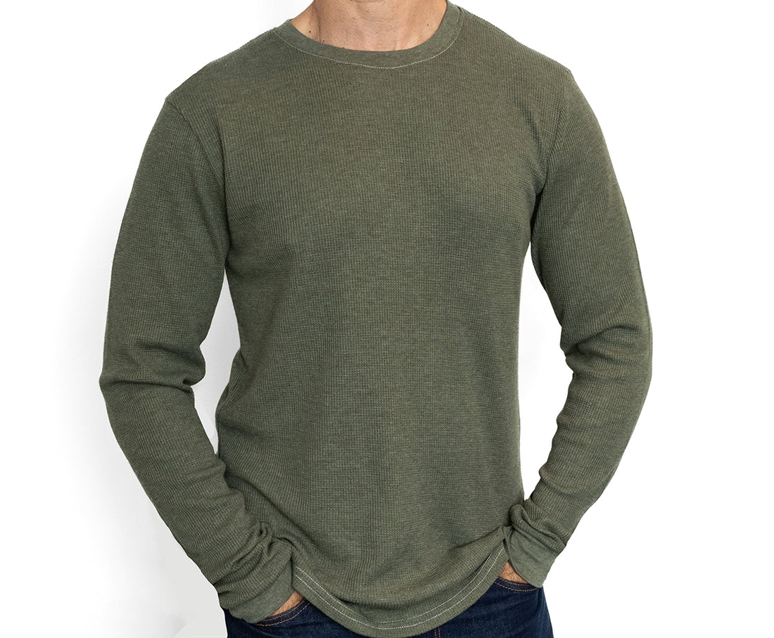 Fatigue Green Baby Thermal Long Sleeve Shirt