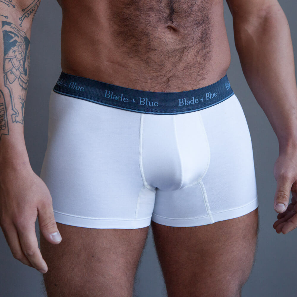 Pure White Trunk Underwear - Made In USA