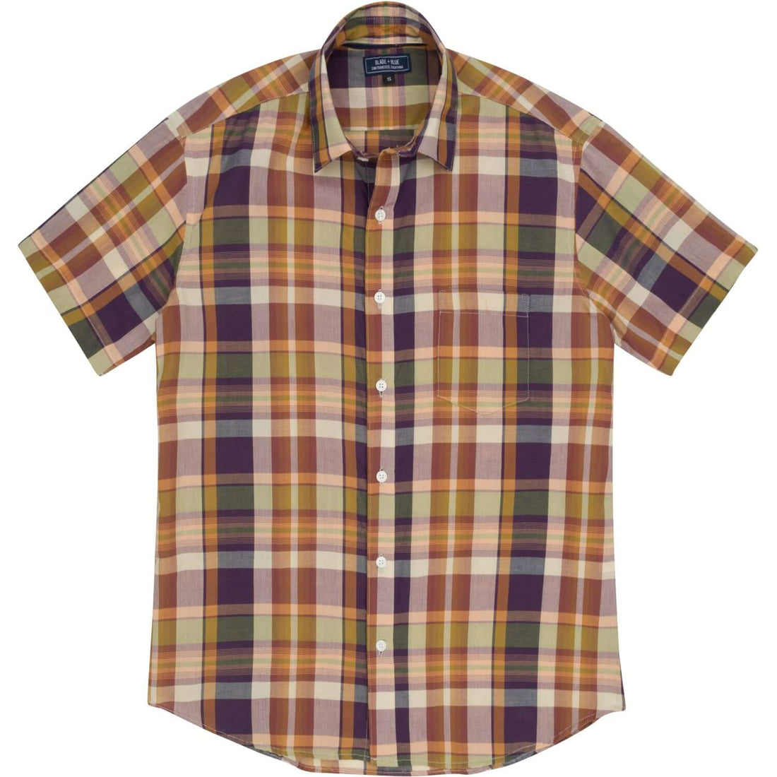 DANTE Short Sleeve Shirt in Madras Plaid