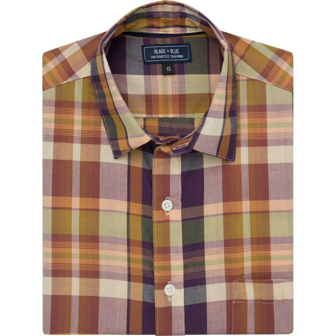 DANTE Short Sleeve Shirt in Madras Plaid