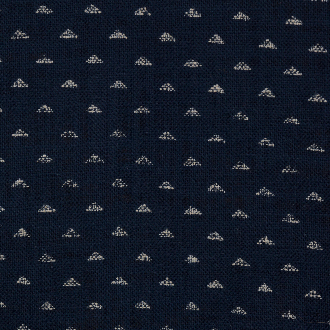 Dark Indigo Blue Japanese &quot;Uroko-Inspired&quot; Print Cotton Shorts - Made in USA