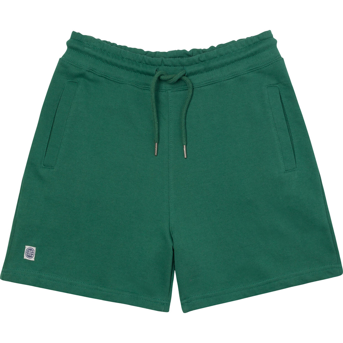 Organic Cotton 5&quot; Gym Sweatshort in Hunter Green