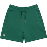 Organic Cotton 5" Gym Sweatshort in Hunter Green