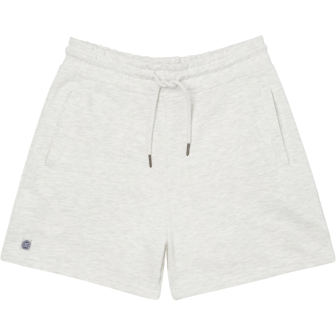 Organic Cotton 5&quot; Gym Sweatshort in Silver Heather