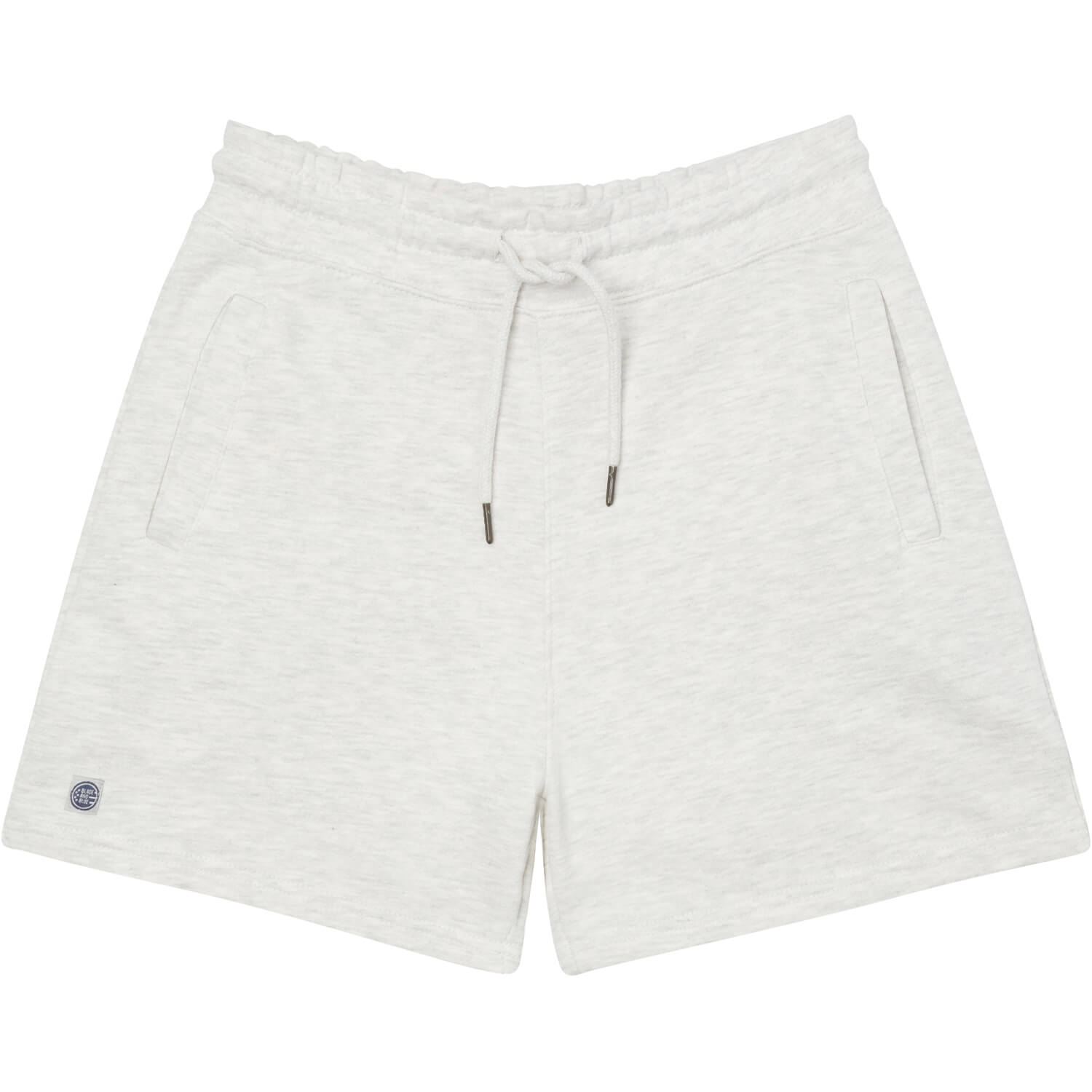 Organic Cotton 5&quot; Gym Sweatshort in Silver Heather