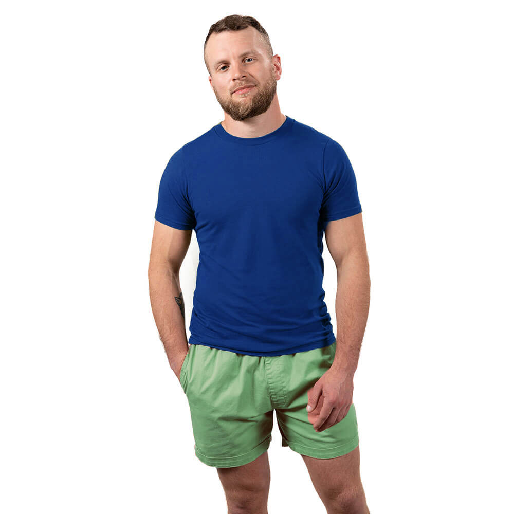 Royal Blue Cotton T-Shirt