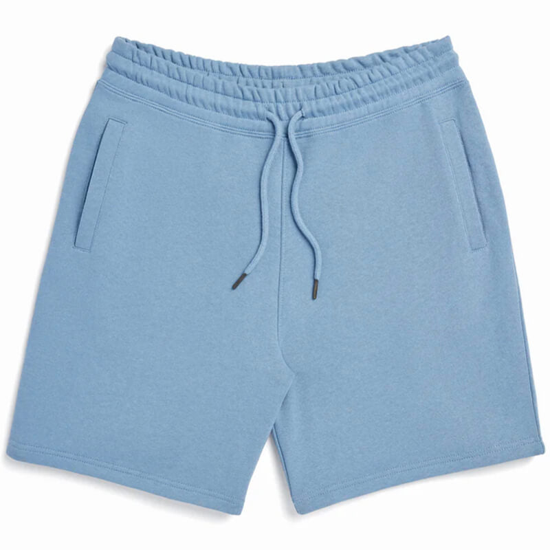 Organic Cotton 5&quot; Gym Sweatshort in Baby Blue