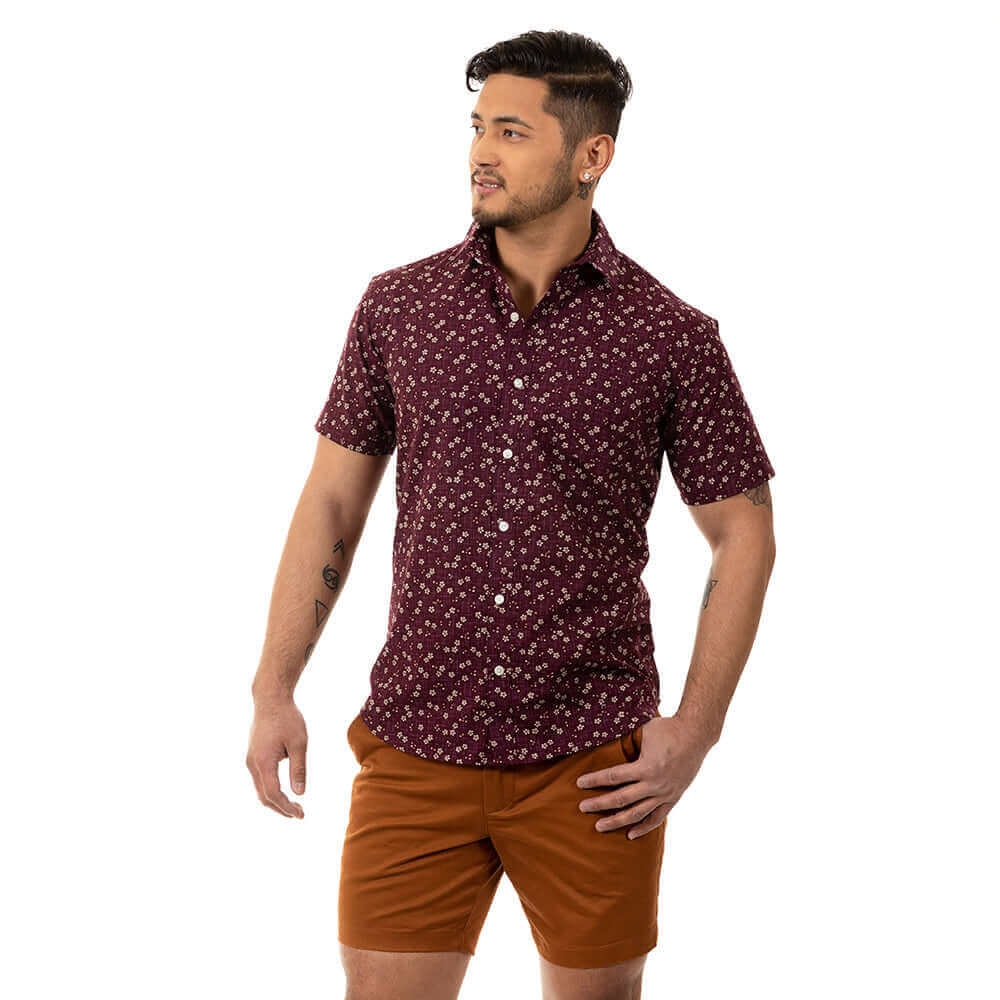 Short sleeve shirts for men