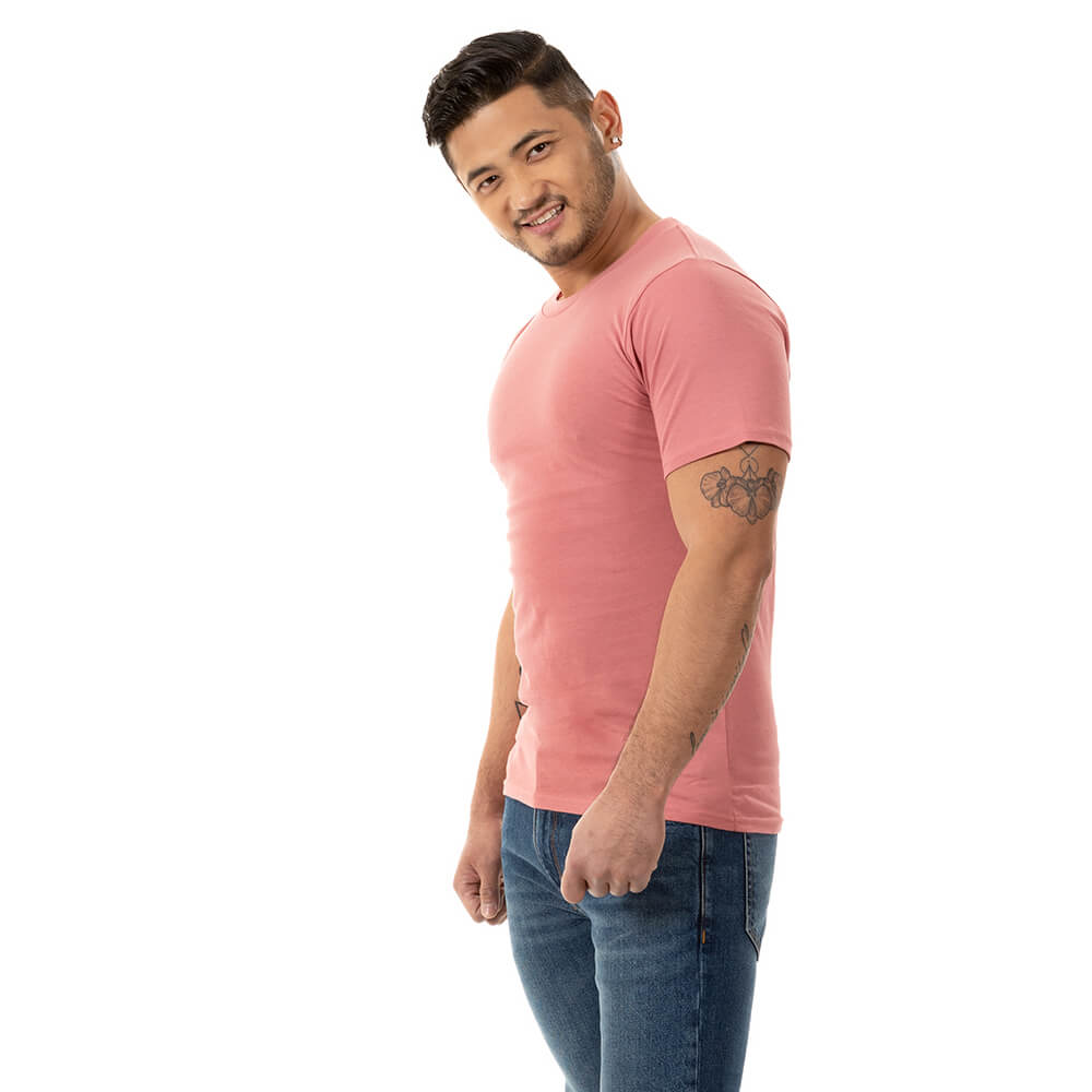 Pink Rose Cotton T-Shirt