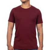 Burgundy Wine Cotton T-Shirt