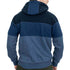 Blue Colorblock Stripe Popover Hoodie