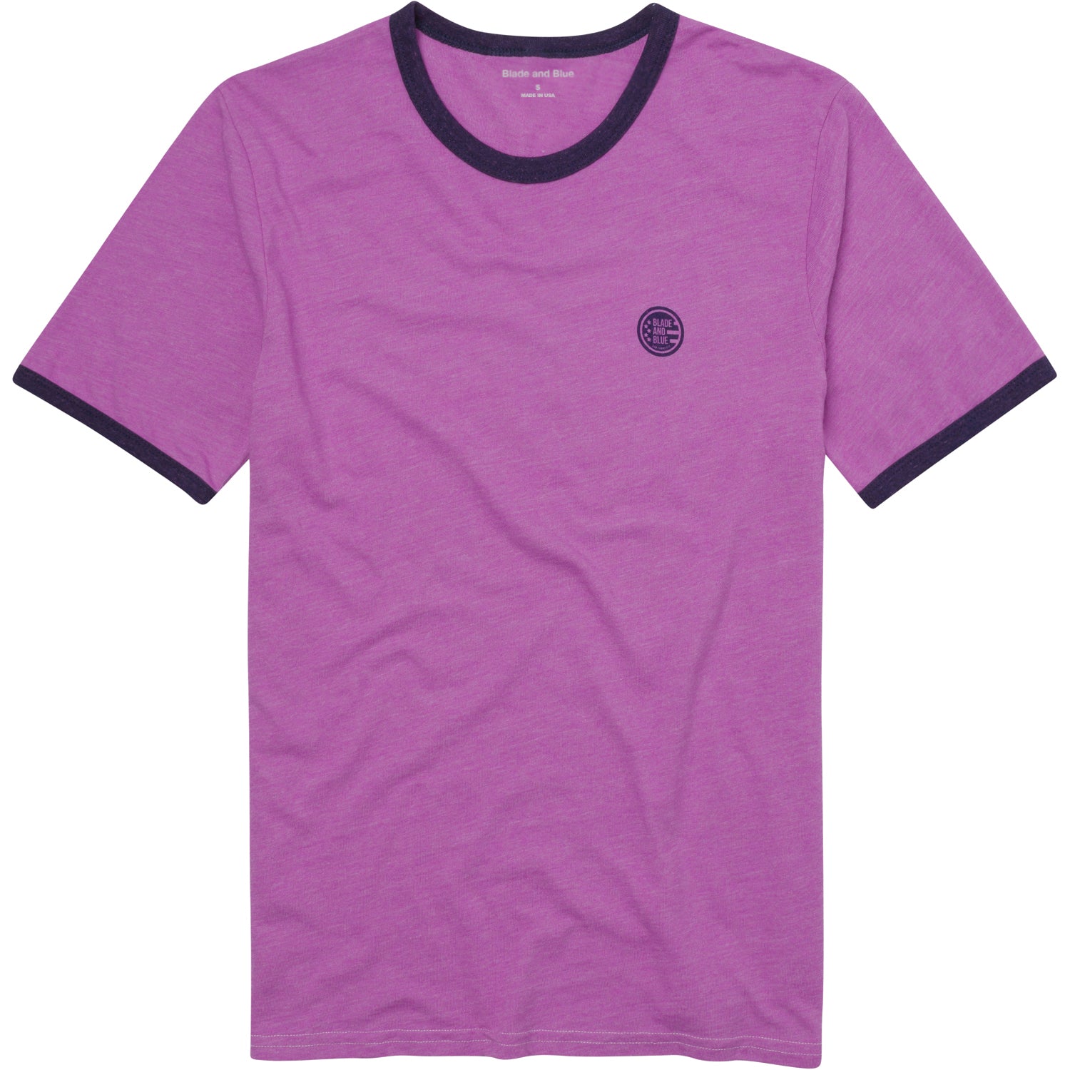 Luscious Purple Tri-Blend Varsity Ringer T-Shirt