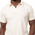 Eggshell Cream Cotton Jersey Polo