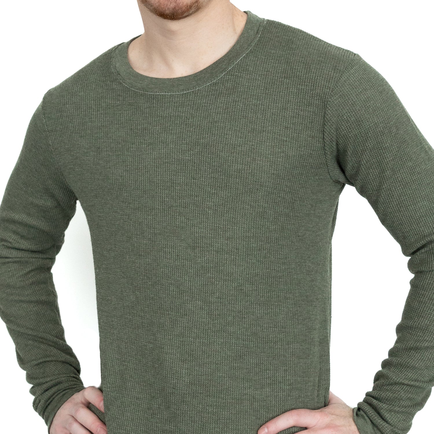 Fatigue Green Baby Thermal Long Sleeve Shirt