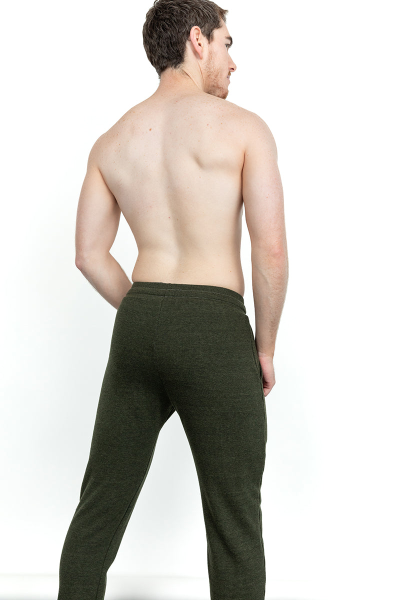 Dark Army Green Heather Hugger Jogger Sweatpants