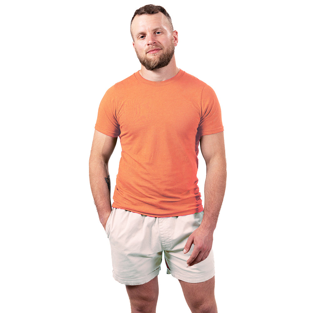 Orange Melon Cotton T-Shirt