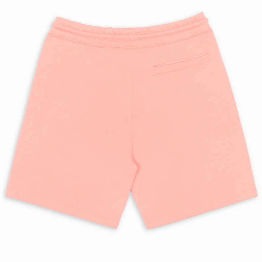 Organic Cotton 5&quot; Gym Sweatshort in Salmon Pink