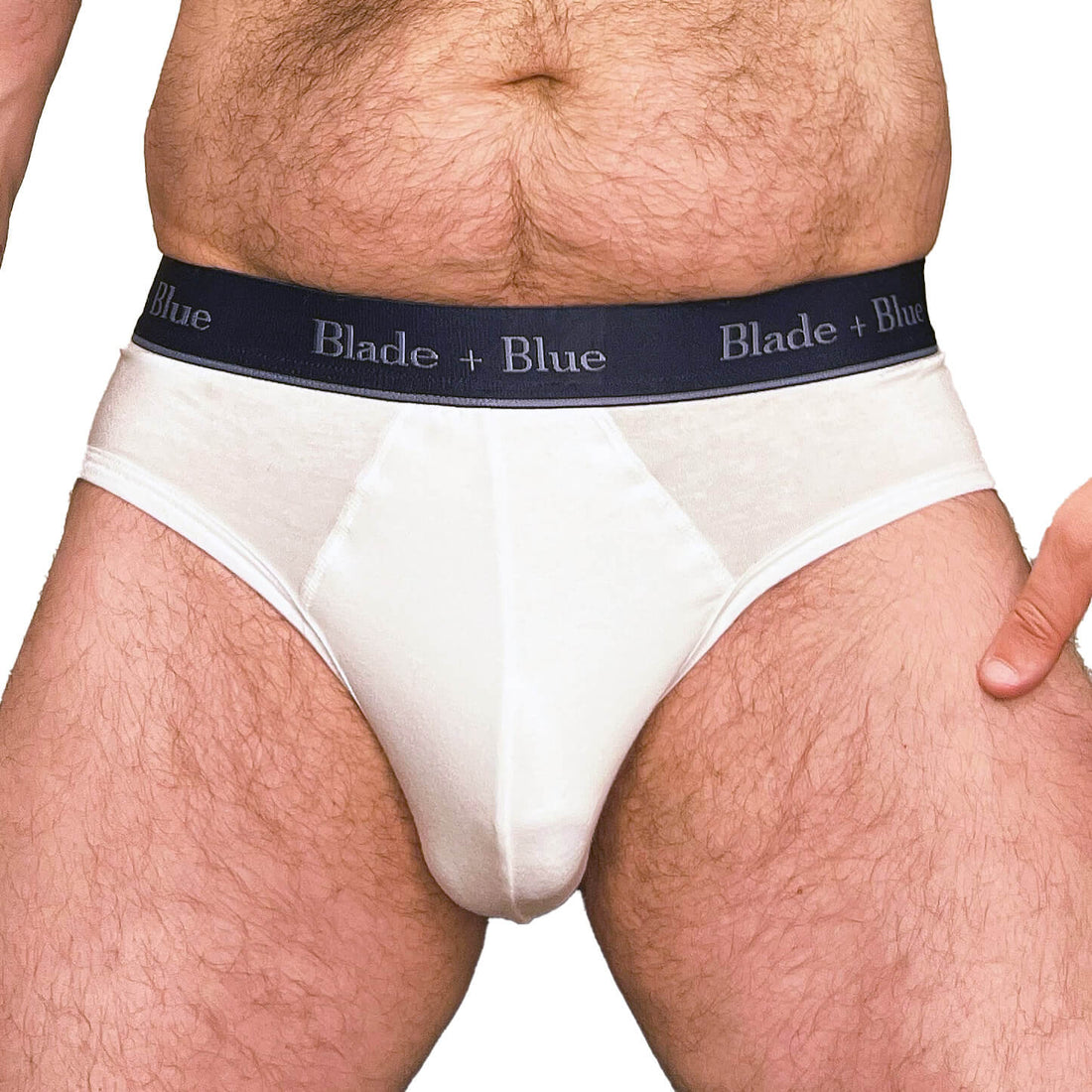 White Low Rise Brief Underwear - Made In USA