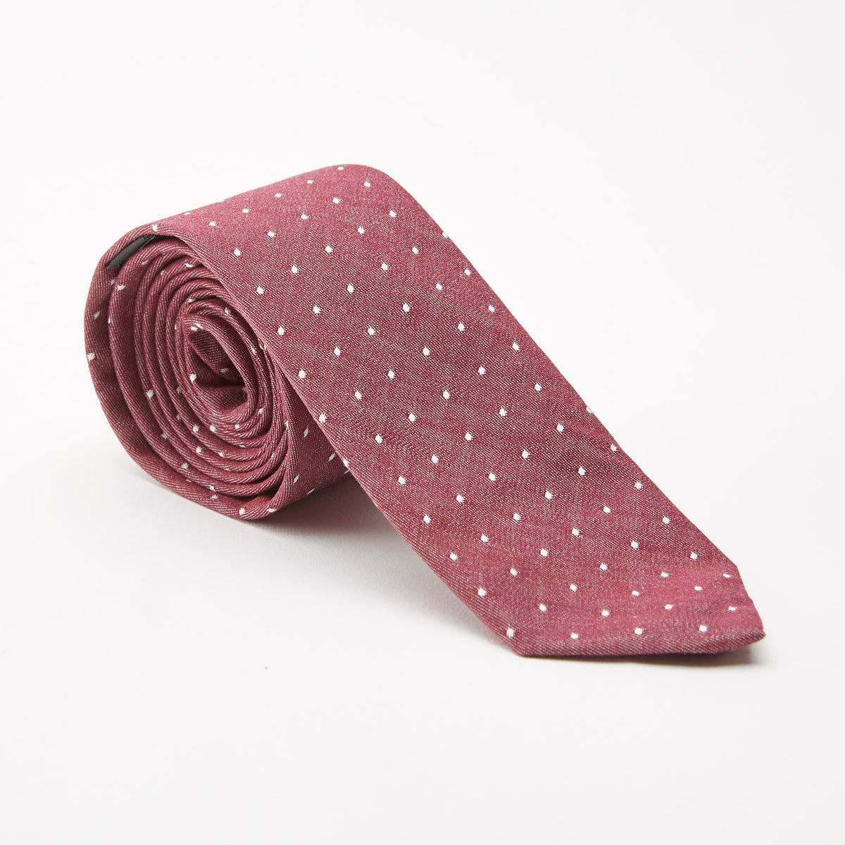 Burgundy Chambray with Dot Tie Made in USA – Blade + Blue