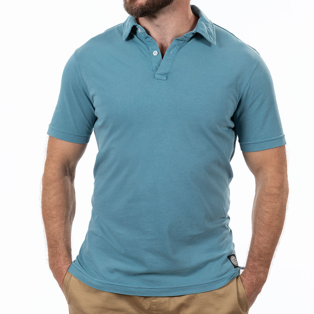 Turquoise blue polo t hot sale shirt