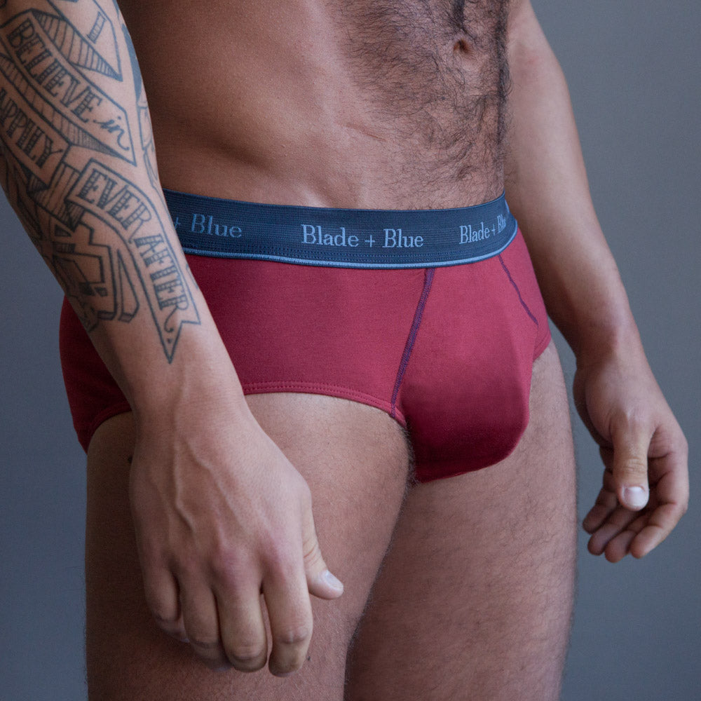 Mens Black Brief Underwear Made in USA – Blade + Blue