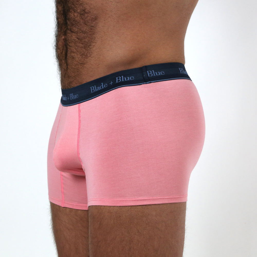 Mens Pink Knit Trunk Made in USA underwear – Blade + Blue