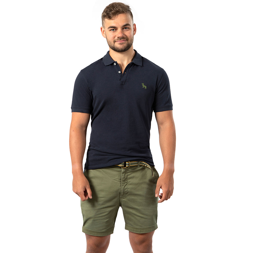 Dark blue hot sale polo shorts