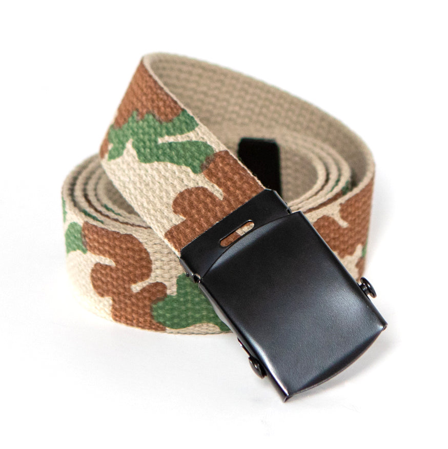 COTTON CANVAS BELT - WITH METAL BUCKLE - Helikon-Tex® - OLIVE GREEN